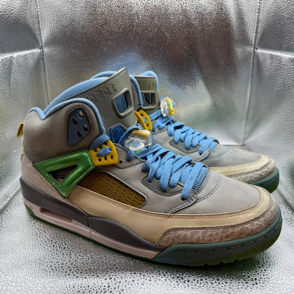 Size 13 Jordan Spizike‎ Mens Mid Top Lace Up Basketball Sneakers 315371-056